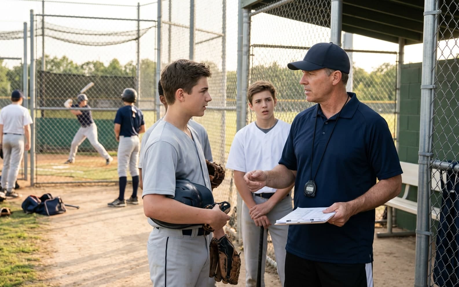 Baseball-Coach mit Kalenderkonflikt