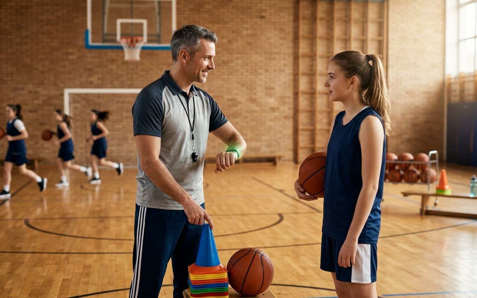 Basketball-Reminder auf dem Smartphone