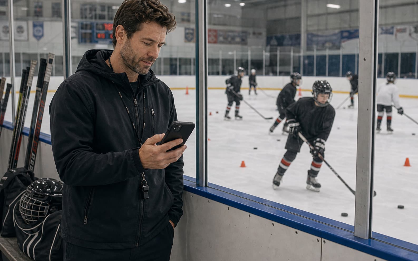 ice hockey coach calendar with available times