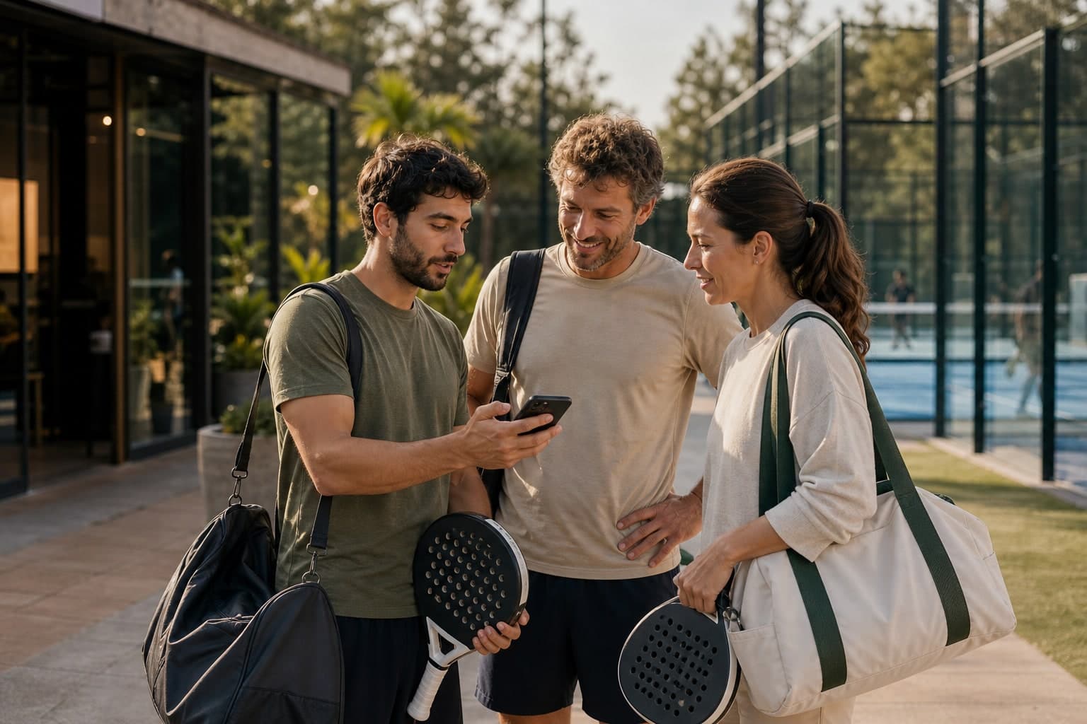 Vorschau einer Padel-Coach-Page mit Profilfoto und Galerie