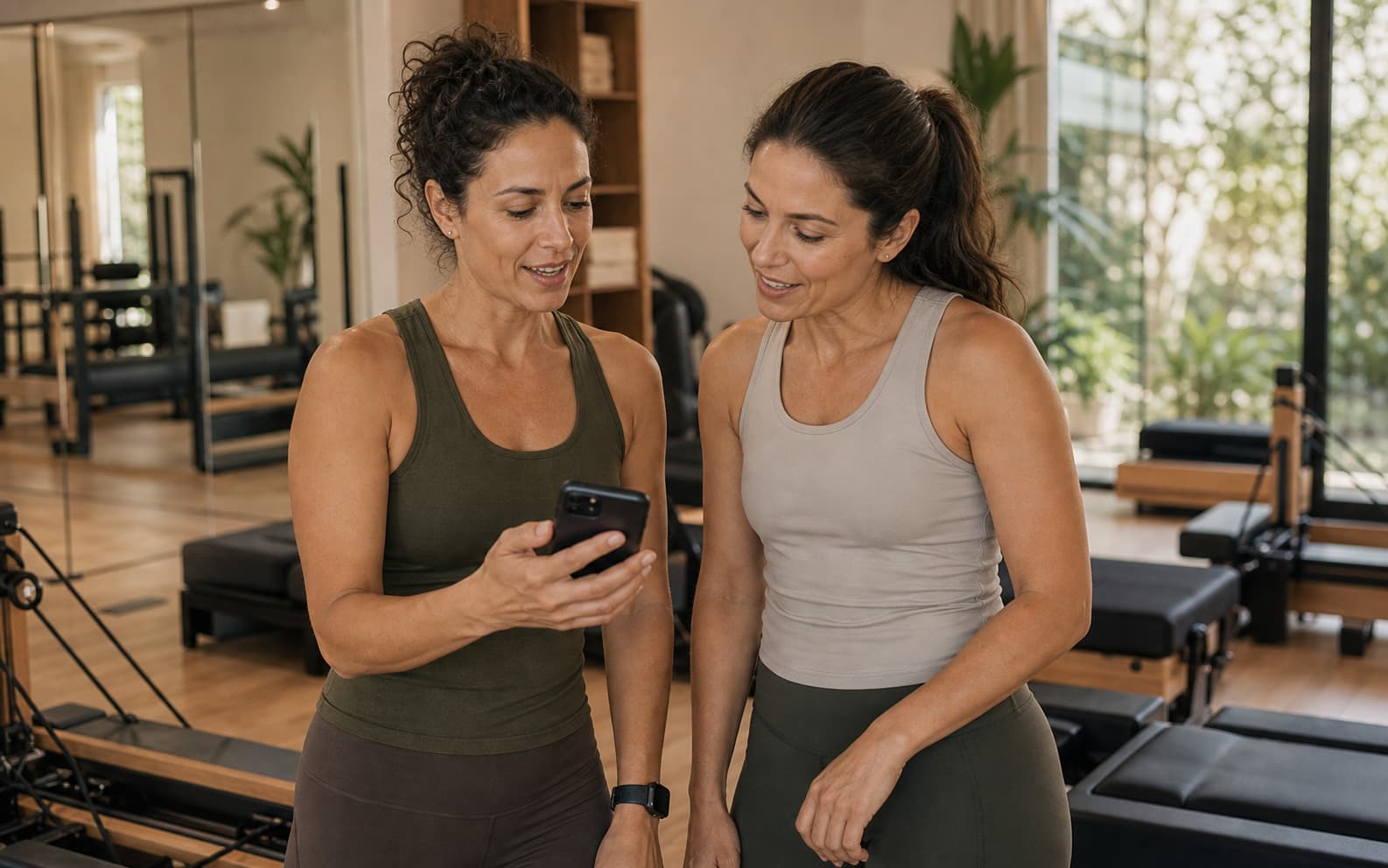 Vorschau einer Pilates-Coach-Page mit Profilfoto und Galerie