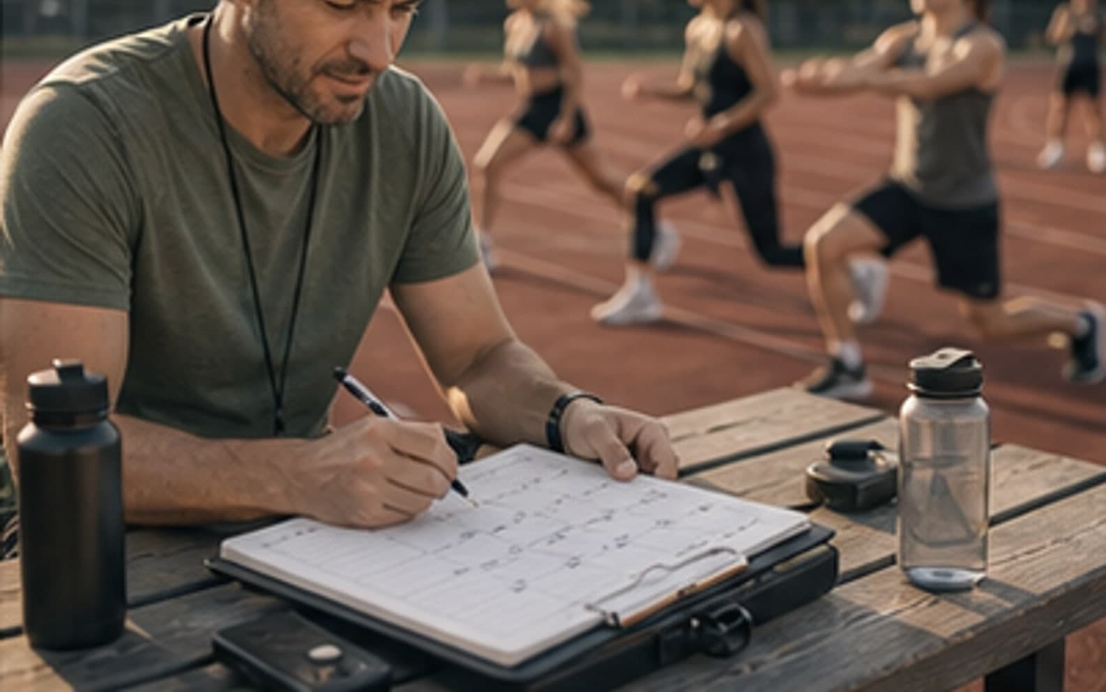 running coach calendar conflict with track time